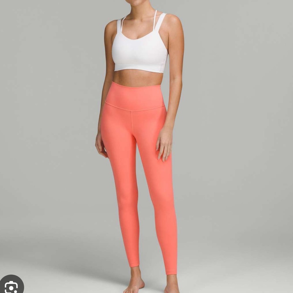 lululemon Align 25” leggings Raspberry Cream / size 6
